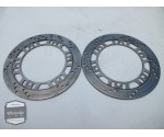 Kawasaki GPX600R remschijven voor / rem schijven / remschijfset 